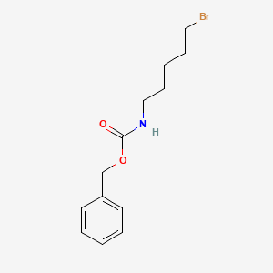 molecular formula C13H18BrNO2 B3107602 苄基（5-溴戊基）氨基甲酸酯 CAS No. 161533-09-1