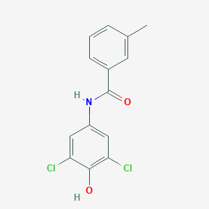 molecular formula C14H11Cl2NO2 B310762 N-(3,5-dichloro-4-hydroxyphenyl)-3-methylbenzamide 