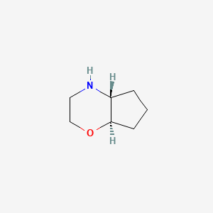 molecular formula C7H13NO B3107635 (4aR,7aR)-八氢环戊[b][1,4]恶嗪 CAS No. 1616435-00-7