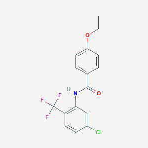 N-[5-chloro-2-(trifluoromethyl)phenyl]-4-ethoxybenzamide