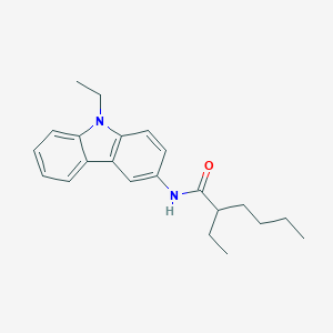 2-ethyl-N-(9-ethyl-9H-carbazol-3-yl)hexanamide