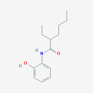 molecular formula C14H21NO2 B310768 2-ethyl-N-(2-hydroxyphenyl)hexanamide 