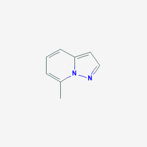 molecular formula C8H8N2 B3107699 7-Methylpyrazolo[1,5-a]pyridine CAS No. 16205-50-8