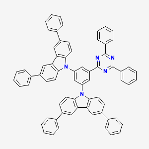 molecular formula C69H45N5 B3107722 3,5-DPCzTRz CAS No. 1620808-43-6