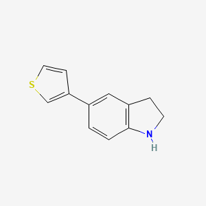 5-(3-Thienyl)indoline