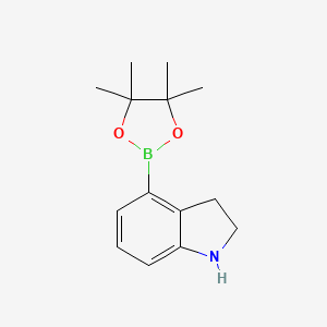 4-(4,4,5,5-Tetramethyl-1,3,2-dioxaborolan-2-yl)indoline