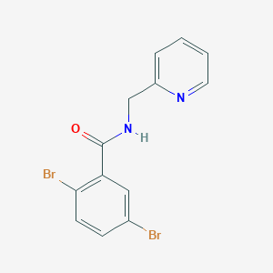 molecular formula C13H10Br2N2O B310777 2,5-dibromo-N-(2-pyridinylmethyl)benzamide 