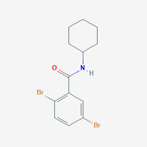 molecular formula C13H15Br2NO B310778 2,5-dibromo-N-cyclohexylbenzamide 