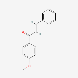 molecular formula C17H16O2 B3107783 (2E)-1-(4-Methoxyphenyl)-3-(2-methylphenyl)prop-2-en-1-one CAS No. 1623003-43-9