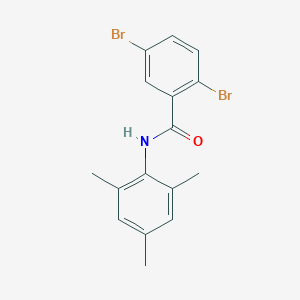 molecular formula C16H15Br2NO B310779 2,5-dibromo-N-mesitylbenzamide 