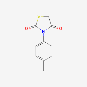 molecular formula C10H9NO2S B3107806 3-(4-Methylphenyl)-1,3-thiazolidine-2,4-dione CAS No. 16240-04-3