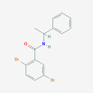 2,5-dibromo-N-(1-phenylethyl)benzamide