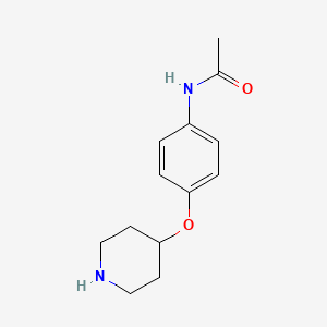 N-(4-piperidin-4-yloxyphenyl)acetamide