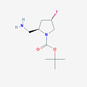tert-Butyl (2R,4S)-2-(aminomethyl)-4-fluoropyrrolidine-1-carboxylate