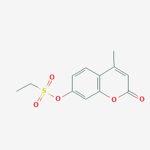 molecular formula C12H12O5S B310791 4-methyl-2-oxo-2H-chromen-7-yl ethanesulfonate 