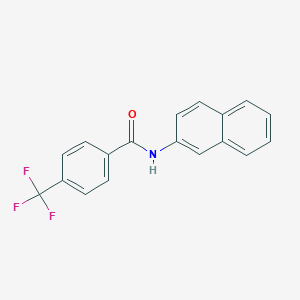 molecular formula C18H12F3NO B310794 N-(2-naphthyl)-4-(trifluoromethyl)benzamide 