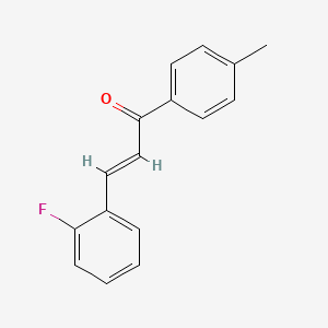 (2E)-3-(2-Fluorophenyl)-1-(4-methylphenyl)prop-2-en-1-one