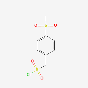 (4-Methylsulfonylphenyl)methanesulfonyl chloride