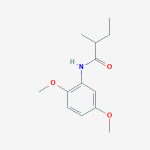 molecular formula C13H19NO3 B310801 N-(2,5-dimethoxyphenyl)-2-methylbutanamide 