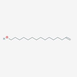 molecular formula C15H30O B3108018 Pentadec-14-en-1-ol CAS No. 16346-16-0