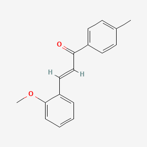 molecular formula C17H16O2 B3108023 (2E)-3-(2-Methoxyphenyl)-1-(4-methylphenyl)prop-2-en-1-one CAS No. 1634722-99-8