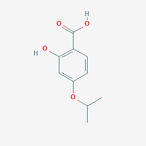molecular formula C10H12O4 B3108040 2-Hydroxy-4-isopropoxybenzoic acid CAS No. 163618-97-1