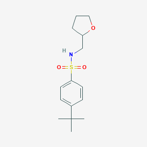 molecular formula C15H23NO3S B310813 4-tert-butyl-N-(tetrahydro-2-furanylmethyl)benzenesulfonamide 