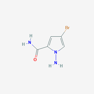 1-Amino-4-bromo-1H-pyrrole-2-carboxamide