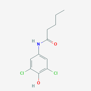 molecular formula C11H13Cl2NO2 B310819 N-(3,5-dichloro-4-hydroxyphenyl)pentanamide 
