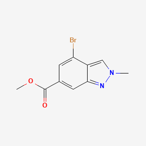 Methyl 4-bromo-2-methyl-2H-indazole-6-carboxylate