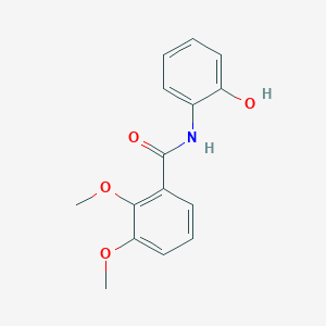 molecular formula C15H15NO4 B310829 N-(2-hydroxyphenyl)-2,3-dimethoxybenzamide 