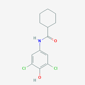N-(3,5-dichloro-4-hydroxyphenyl)cyclohexanecarboxamide