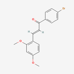 (2E)-1-(4-Bromophenyl)-3-(2,4-dimethoxyphenyl)prop-2-en-1-one