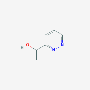 molecular formula C6H8N2O B3108357 1-(哒嗪-3-基)乙醇 CAS No. 164738-47-0