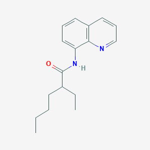 molecular formula C17H22N2O B310837 2-ethyl-N-(8-quinolinyl)hexanamide 