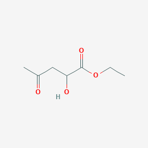 molecular formula C7H12O4 B3108404 Ethyl 2-hydroxy-4-oxopentanoate CAS No. 16508-89-7