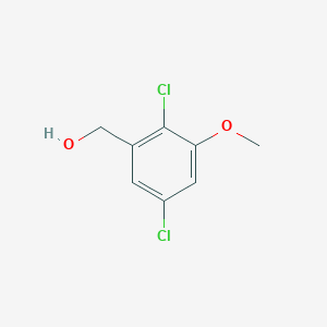 molecular formula C8H8Cl2O2 B3108422 2,5-Dichloro-3-methoxybenzyl alcohol CAS No. 165377-91-3