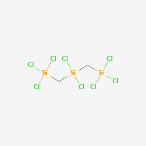 molecular formula C2H4Cl8Si3 B3108424 1,1,1,3,3,5,5,5-Octachloro-1,3,5-trisilapentane CAS No. 16538-67-3