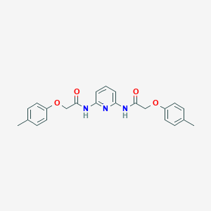 molecular formula C23H23N3O4 B310843 2-(4-methylphenoxy)-N-(6-{[(4-methylphenoxy)acetyl]amino}-2-pyridinyl)acetamide 