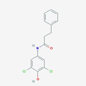 molecular formula C15H13Cl2NO2 B310844 N-(3,5-dichloro-4-hydroxyphenyl)-3-phenylpropanamide 