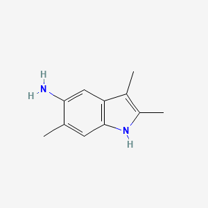 2,3,6-trimethyl-1H-indol-5-amine