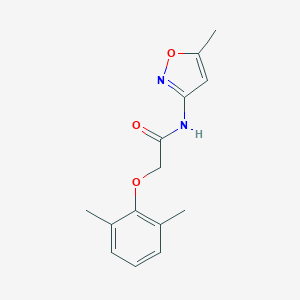 molecular formula C14H16N2O3 B310846 2-(2,6-dimethylphenoxy)-N-(5-methyl-3-isoxazolyl)acetamide 