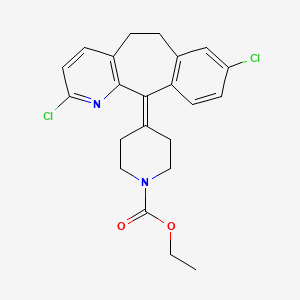 Ethyl 4-(5,13-dichloro-4-azatricyclo[9.4.0.03,8]pentadeca-1(11),3(8),4,6,12,14-hexaen-2-ylidene)piperidine-1-carboxylate