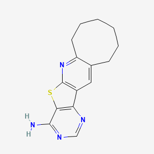 7,8,9,10,11,12-Hexahydrocycloocta[5',6']pyrido[3',2':4,5]thieno[3,2-d]pyrimidin-4-amine