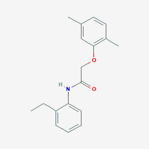 molecular formula C18H21NO2 B310849 2-(2,5-dimethylphenoxy)-N-(2-ethylphenyl)acetamide 