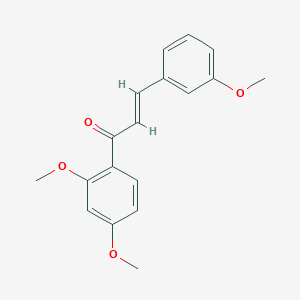(2E)-1-(2,4-Dimethoxyphenyl)-3-(3-methoxyphenyl)prop-2-en-1-one