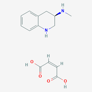 (R)-N-methyl-1,2,3,4-tetrahydroquinolin-3-amine maleate