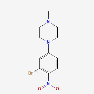 1-(3-Bromo-4-nitrophenyl)-4-methylpiperazine