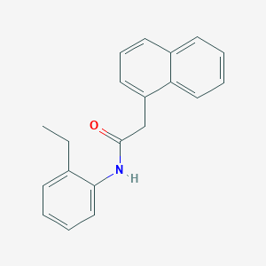 molecular formula C20H19NO B310857 N-(2-ethylphenyl)-2-(1-naphthyl)acetamide 