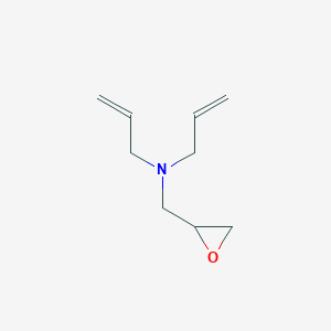 molecular formula C9H15NO B3108599 Glycidyldi(2-propenyl)amine CAS No. 16719-00-9